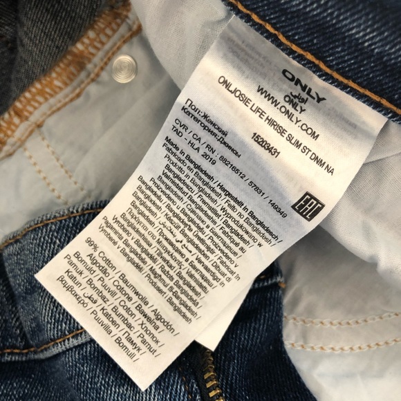 Only high rise medium wash slim jeans - Picture 6 of 6